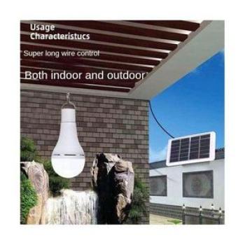 915 Generation LED Solar Light Bulb Rechargeable Energy Bulb Lamp for Indoor Outdoor Camping Solar T