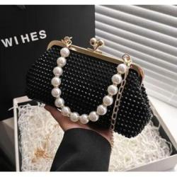 Luxury Clutch Purse Handbag - Black