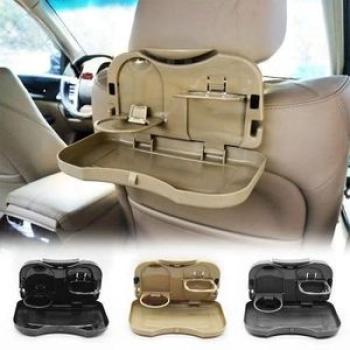 1PC Car Tray Shelving Dining Multi-Function Foldable Practical Small Table Food Drinks Holders Acces