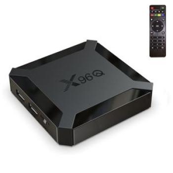 X96Q HD 4K Smart TV Box Without Wall Mount, Android 10.0, Allwinner H313 Quad Core ARM Cortex A53 ,
