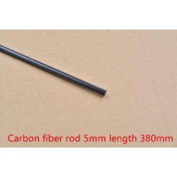 5mm carbon fiber rod length 350mm 380mm for aeromodelling stiffener plane robot 1pcs