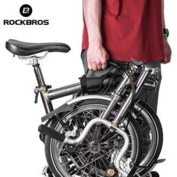 ROCKBROS Folding Cycling Bike Frame Carry Shoulder Strap Bike Bicycle Carrier Handle Hand Grips For