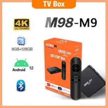 Android 10 TV Box M98-M9 - 8+128GB 4K 5G Home Video