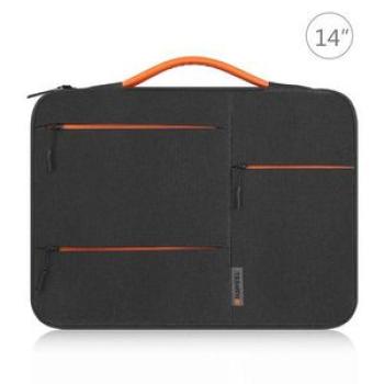 14.0 Inch Sleeve Zipper Briefcase Laptop Handbag For 14.0 Inch-15.0 Inch Laptops(Black)