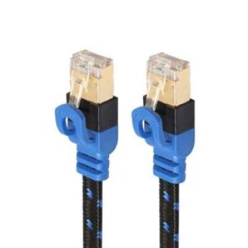 2 Pack Cat7 Ethernet Cable Lan Network RJ45 Patch Cable Cord Braid NAS