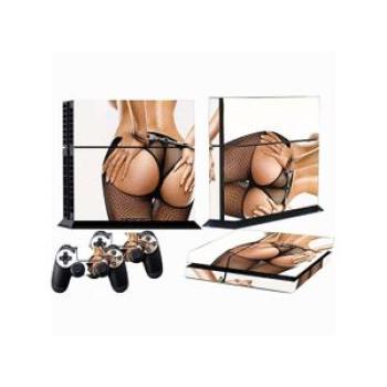 Sexy Handcuffs Girl Decal Skin Sticker For PS4 Playstation-