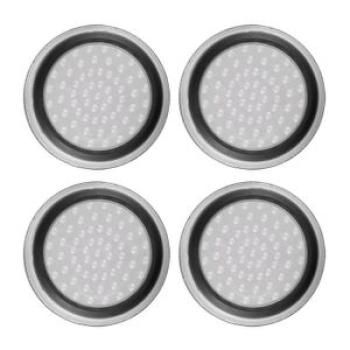 4p S Anti-slip Gamepad Key Ap  Ontroller  Over For PS3/4 For X Box One/360-white & Black-4pcs