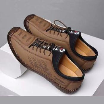 Men`s Loafers & Slip-Ons Casual Soft Sole Shoes - Brown