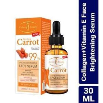 Aichun Collagen+Vitamin E Carrot Face Brightening Serum - 99% Oil FREE - 30ml