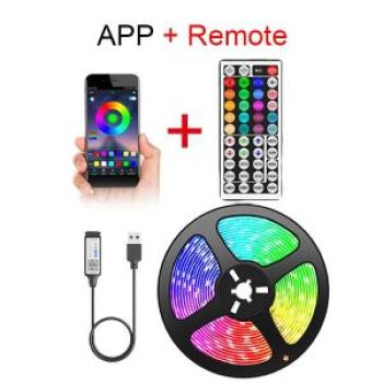 10m Rgb 5050 Led Strip Bluetooth App Control 5v Usb Led Tape Flexible Ribbon Diode Tape For Tv Backl