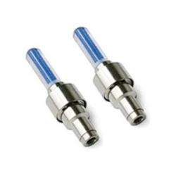 2Pcs LED Light Valve Cap Universal Decorative-Blue