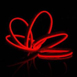 1M Cold Light Flexible LED Strip Light For Car Decoration(Red Light)
