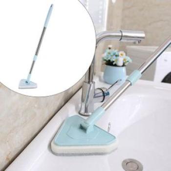 Multipurpose Extendable Tub And Tile Scrubber For Kitchen Wall Blue