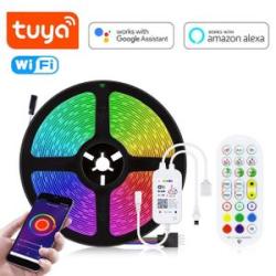 5/10/15/20m Led Tape Rgb Wifi Alexa Voice Control Tuya Smart Life Led Strip Lights 12v Tv Backlight