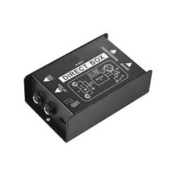Professional Single Channel Passive DI-Box Direct Audio Box Balanced & Unbalance Converter XLR TRS I