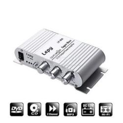 LP-808 Lepy MINI Car Power Amplifier Digital Player Hi-Fi Stereo CD MP3 MP4 PC Speaker Motorcycle Ho