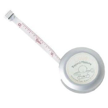 Round Tapeline Retractable Ruler Sewing Tape Measure Double Scale Pink
