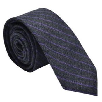 Formal Wear Tie Classic Striped Wool Necktie for Men Formal Business