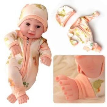 Reborn Baby Dolls 12 Inch Lifelike Newborn Dolls Vinyl Reborn Baby Dolls Gift for Girl Children