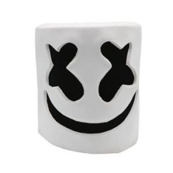 Marshmello Mask DJ Head Cover Cosplay Helmet for Party Costume Accessory Halloween Props