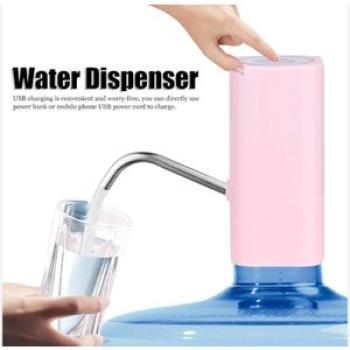 Electric Hand Press Water Dispenser Pump - Blue/White