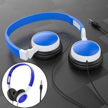 2 Headphones Foldable Big Earmuff Noise Reduction For