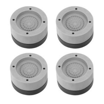 4 Pcs/Set Anti-Vibration Pads Rubber Noise Reduction Vibration Anti-Walk Foot Mount for Washer and D