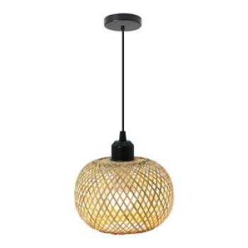 Pendant Lamp Chinese Style Weaving Hanging Lamps Bamboo Hand Knitted Restaurant Home Decor Lighting