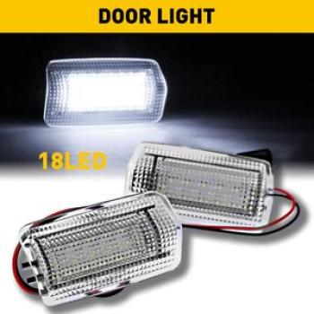 2x 12v Led Car Interior Courtesy Door For Toyota Camry Tundra Sequoia Prius V Land Cruiser Lexus Lx5