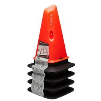 Lot Of 4 Bases Modular Orange