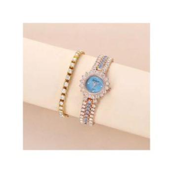 Fashion Women`s Watch+Bracelet Set - Best Choice For Birthday Gifts