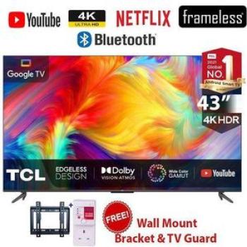 TCL 43 "Inch 4K ULTRA HD,Smart GOOGLE TV,NETFLIX, APPPOR GIFTS