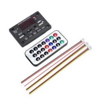 Bluetooth Amplifier Audio Receiver Stereo Decoder Black