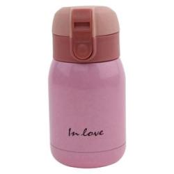 mini Stainless Steel Big belly thermos bottle(PINK)200ml