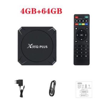 Smart TV Set-Top Box X96Q Plus Android 11,0 4/64GB AllWinner 4K X96Q Media Player