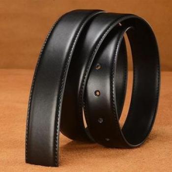 Belts Without Buckle Leather Men`s Belts Body No Buckle
