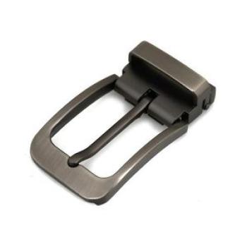 35mm Metal Men Belt Buckle Bakck Clip Single Pin Half