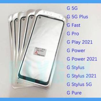 10pcs TOP QC For Motorola Moto G 5G Plus Fast Pro Pure G Play Power Stylus 2021 LCD Front Screen Len