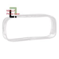 Soft  Transparent Zipper Pencil Case With Color Strip