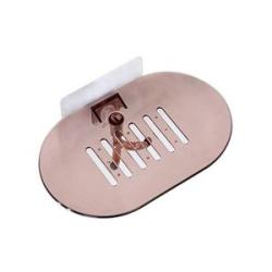 Bathroom Nonail Wall Mount Draining Soap Box Holder Container Shelf Sponge HookCoffee