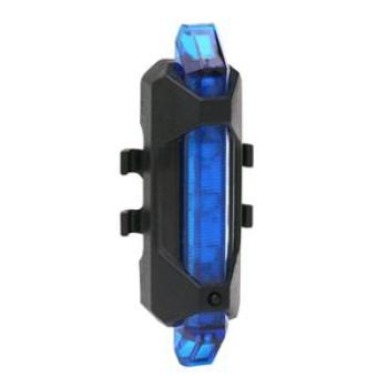 1x  Light USB Rechargeable Light Super Bright Safty Blue
