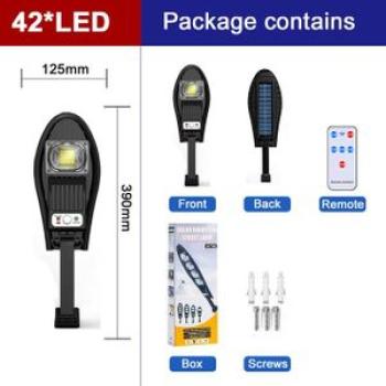 42/84/126/168 Led Super Bright Outdoor Solar Lamp 20000w 1000000lm Ip68 Waterproof Street Lights Mot