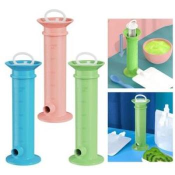 Snack Pouches Fruit Puree Pouch Filling Station For Pink