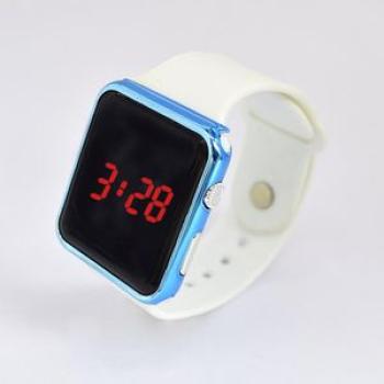 Square electronic watch for couples Student sunglasses Outdoor sports LED watch for men and women