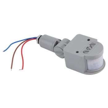Outdoor AC 220V Automatic Infrared PIR Motion Sensor Switch For LED Light-Gray