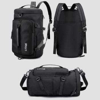 Large Capacity Multifunctional Travel Storage Bag  L  Black