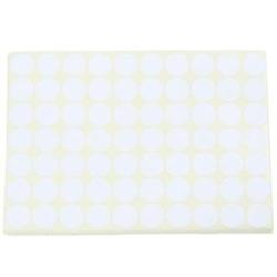 19mm Circles Round Code Stickers Self Adhesive Sticky Labels White