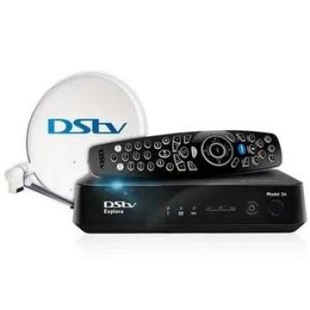 HD- EXPLORA DECODER FULL SET-WITH DISH-2 Terabytes Storage-black