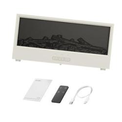 Flame  Humidifier Fireplace Air Humidifier white