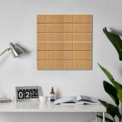Cork Board Tiles 12" X 12" Decorative Hanging Pin Board Vision Board C